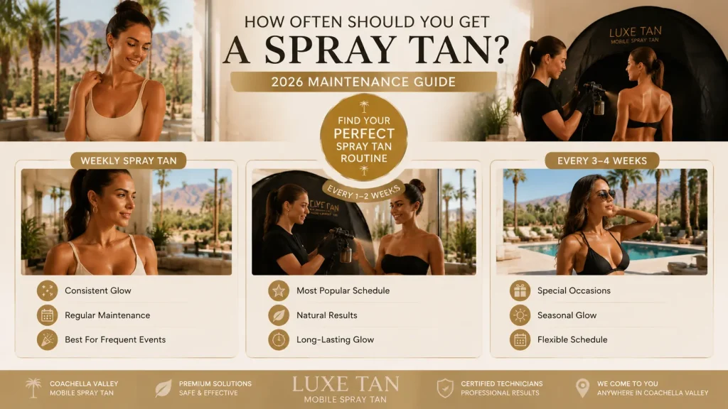 How often should you get a spray tan