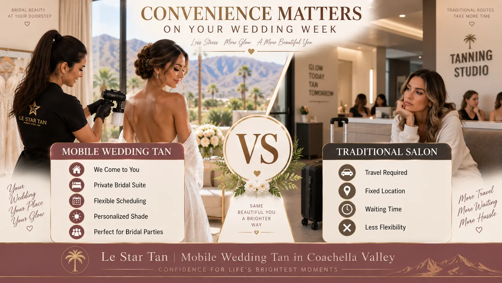 wedding tan