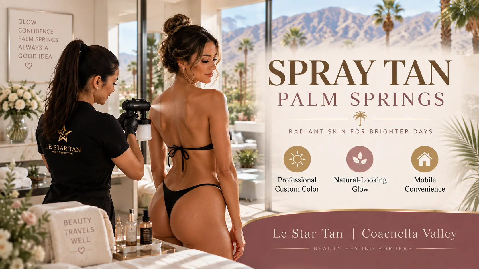 Spray Tan Palm Springs 7 Amazing Benefits of a Professional Custom Tan