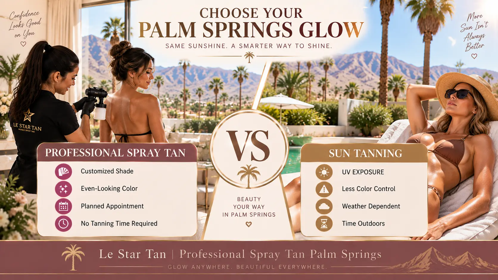 spray tan Palm Springs